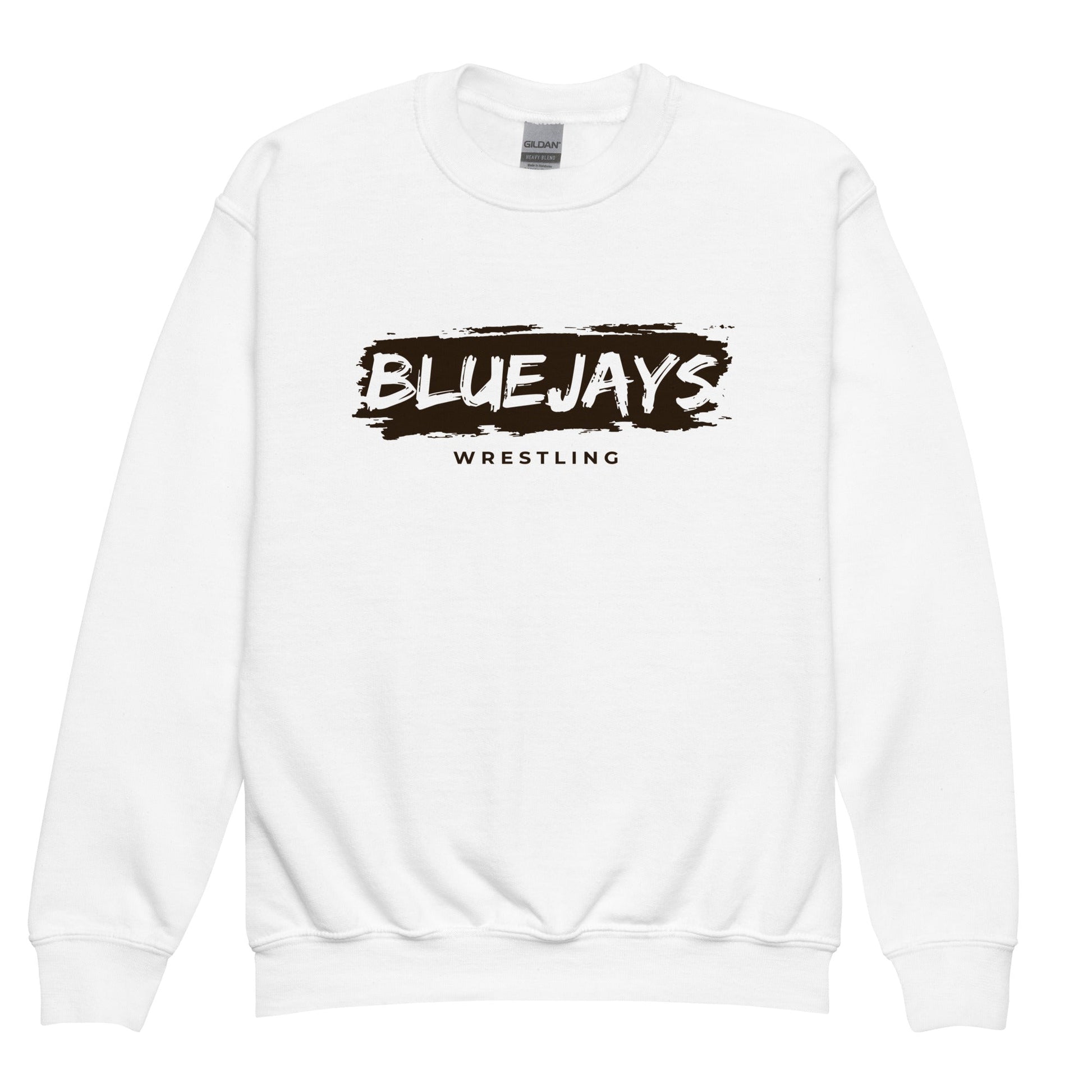 Classic | Youth Sweatshirt | Middlesex Bluejays Wrestling | Script Logo