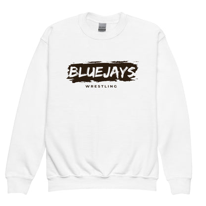Classic | Youth Sweatshirt | Middlesex Bluejays Wrestling | Script Logo