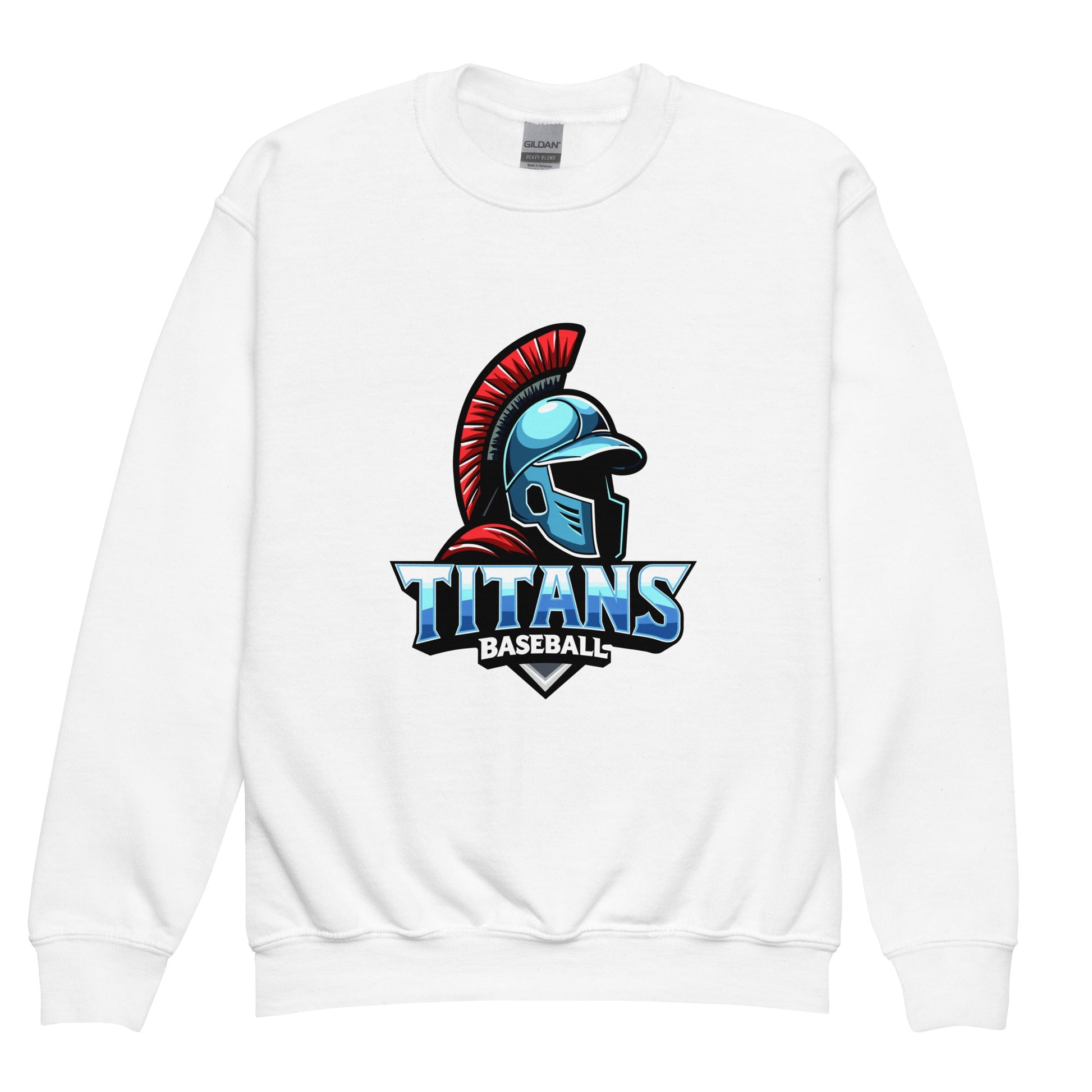 Classic | Youth Sweatshirt | Mighty Titans Baseball | Crest Logo