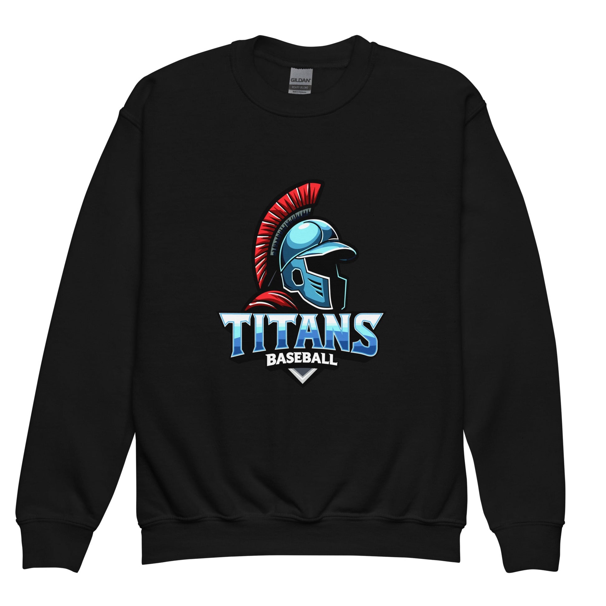 Classic | Youth Sweatshirt | Mighty Titans Baseball | Crest Logo