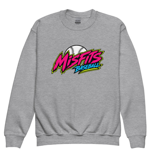Classic | Youth Sweatshirt | Misfits Baseball | Athletics Logo