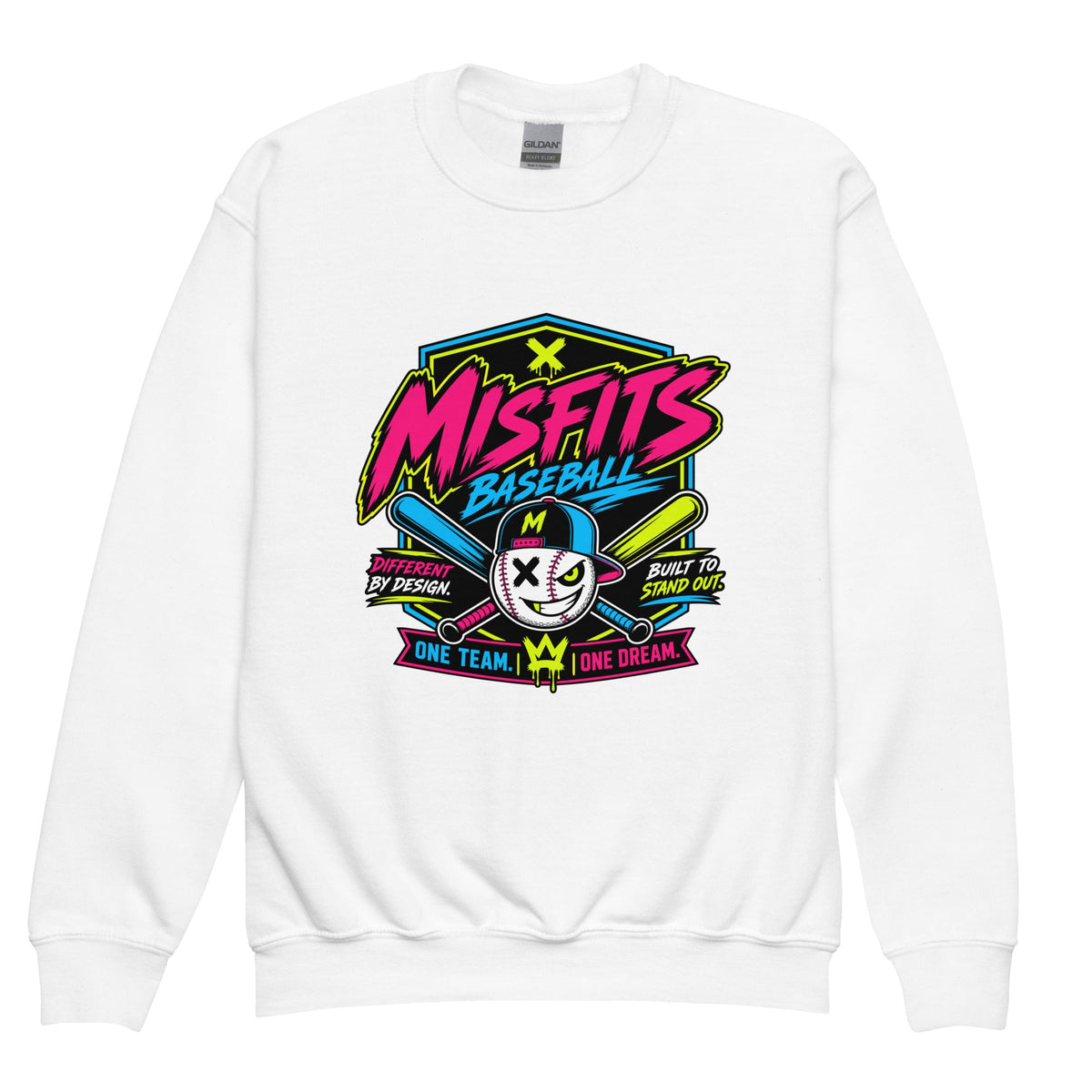 Classic | Youth Sweatshirt | Misfits Baseball | Valor Logo
