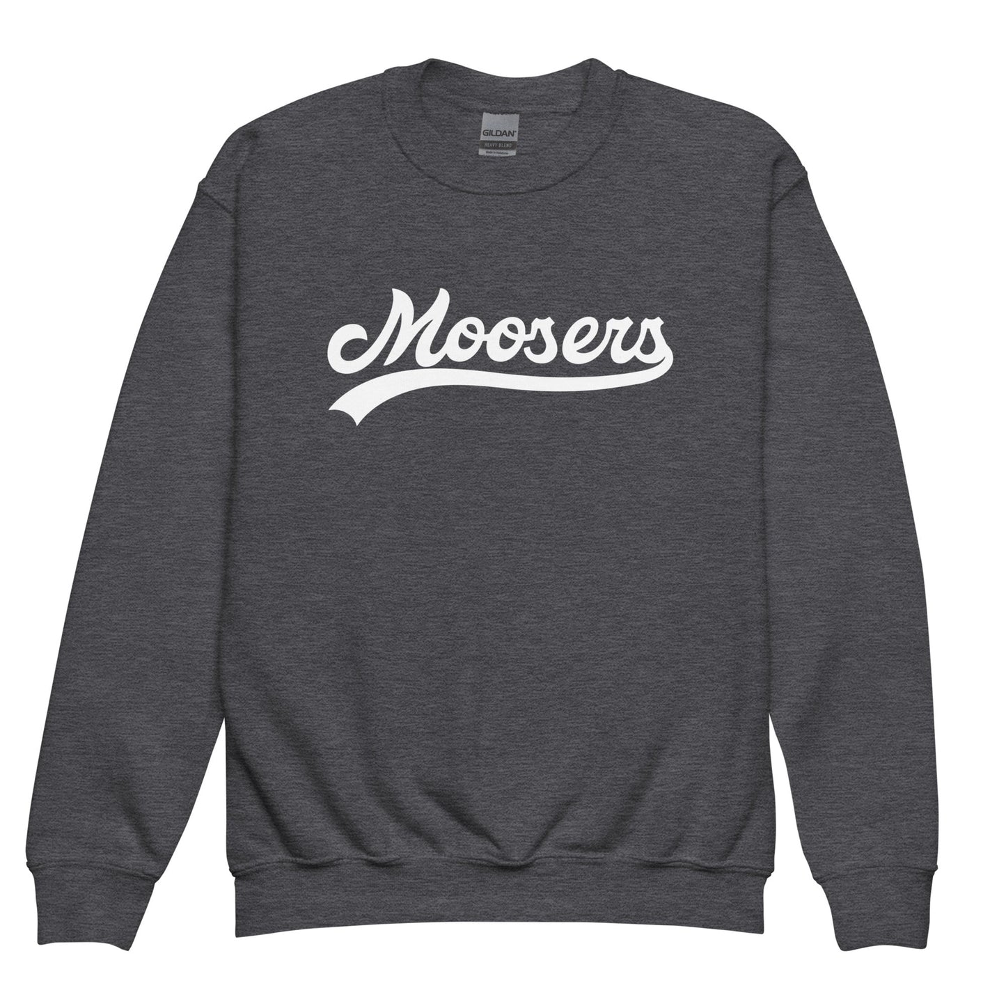 Classic | Youth Sweatshirt | Moosers | Athletic Script Logo