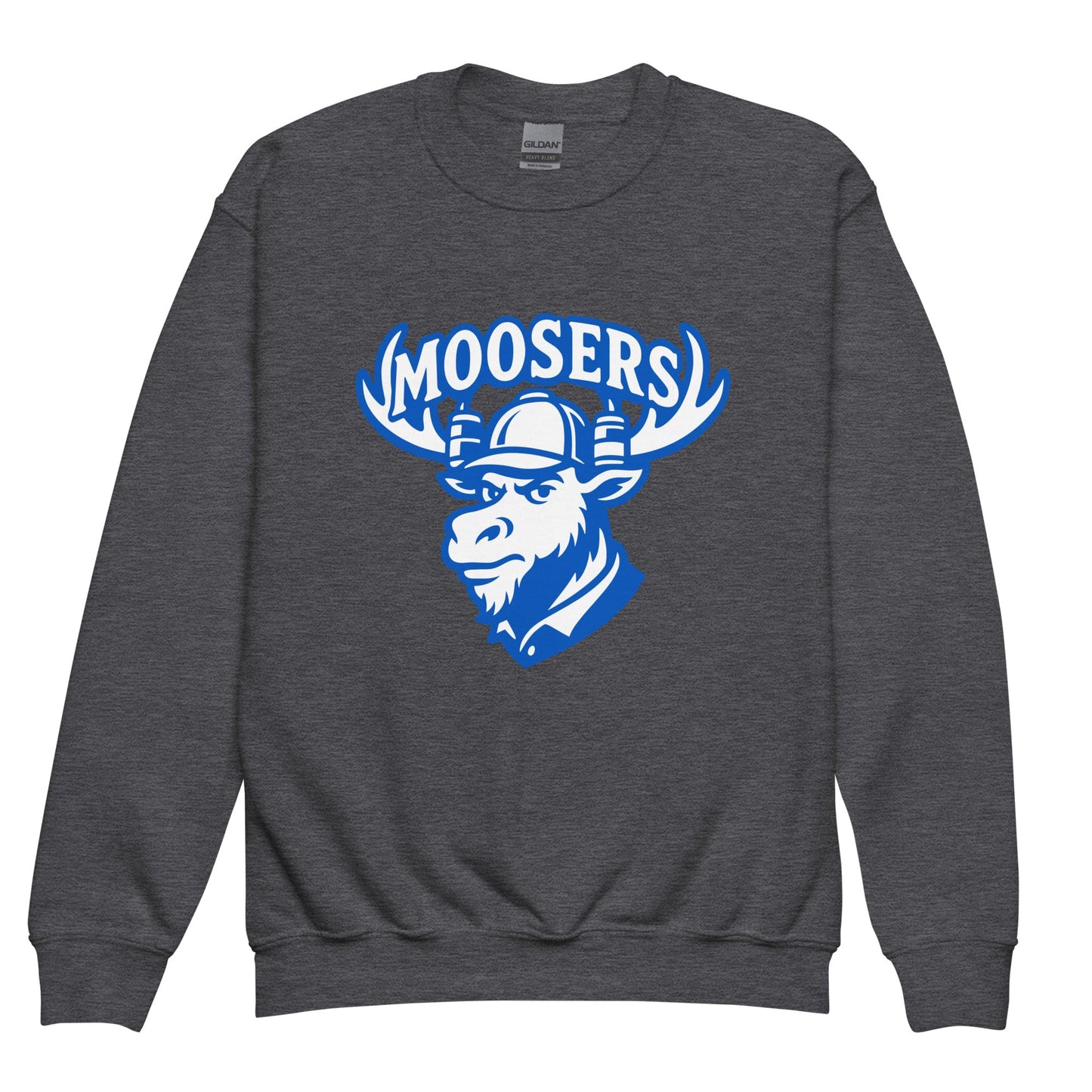 Classic | Youth Sweatshirt | Moosers | Mascot Logo