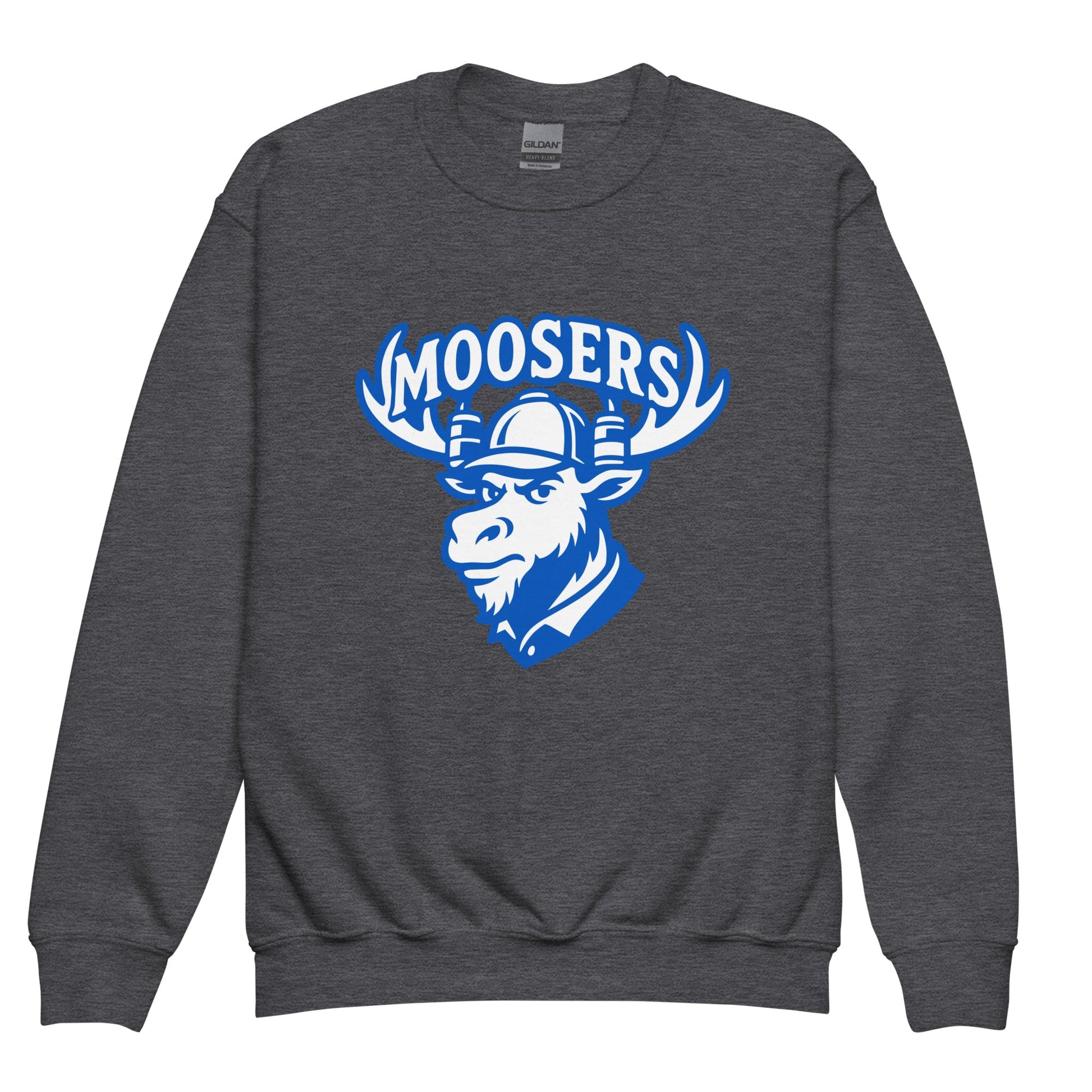 Classic | Youth Sweatshirt | Moosers | Mascot Logo