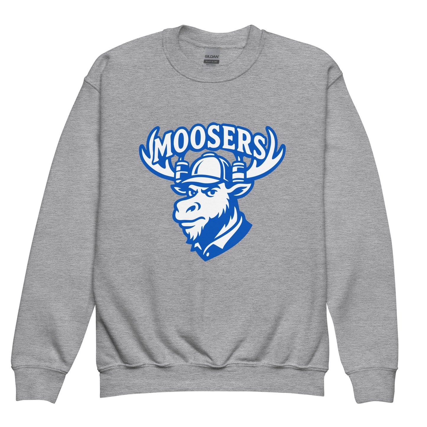 Classic | Youth Sweatshirt | Moosers | Mascot Logo