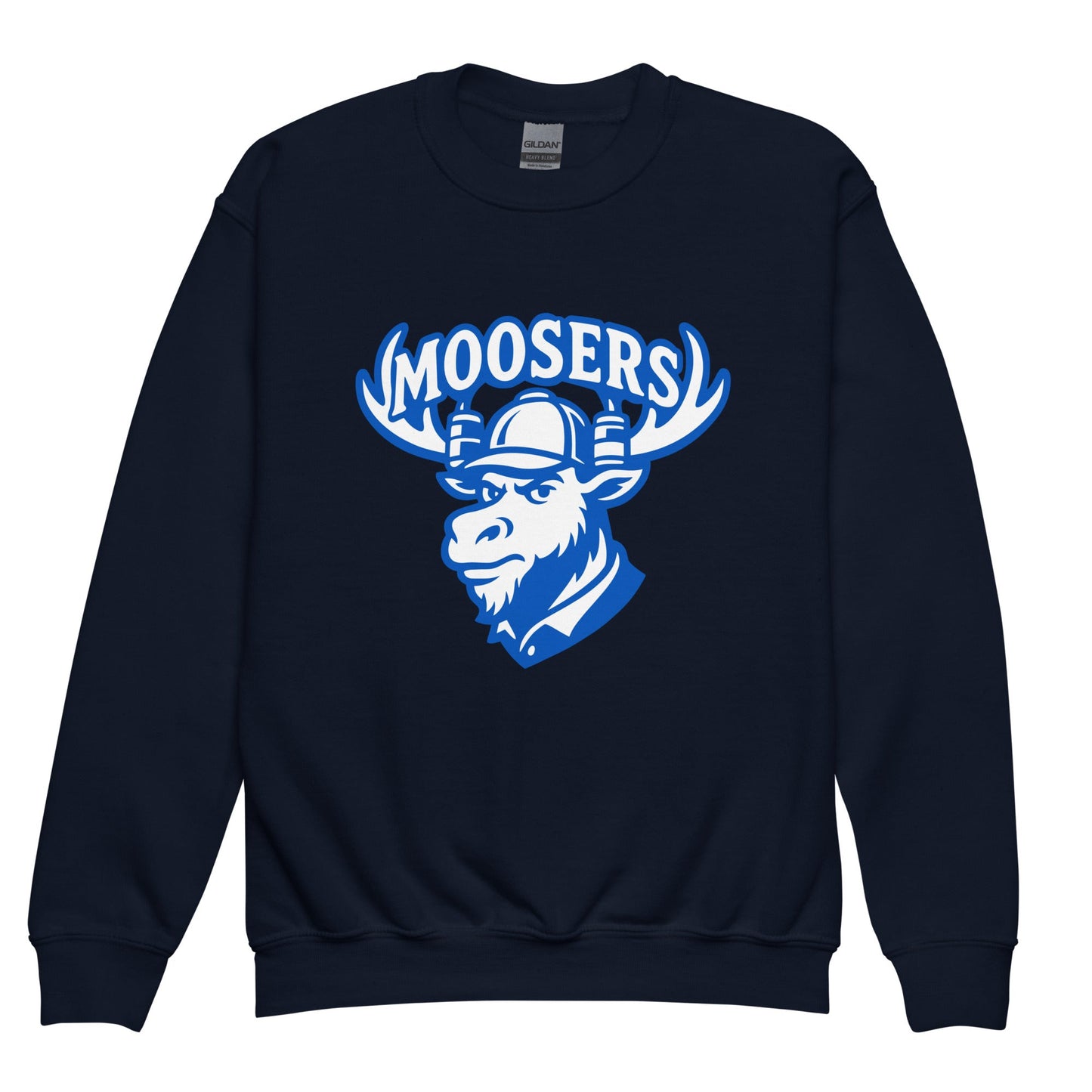 Classic | Youth Sweatshirt | Moosers | Mascot Logo