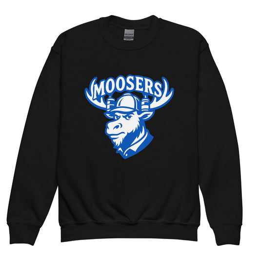 Classic | Youth Sweatshirt | Moosers | Mascot Logo