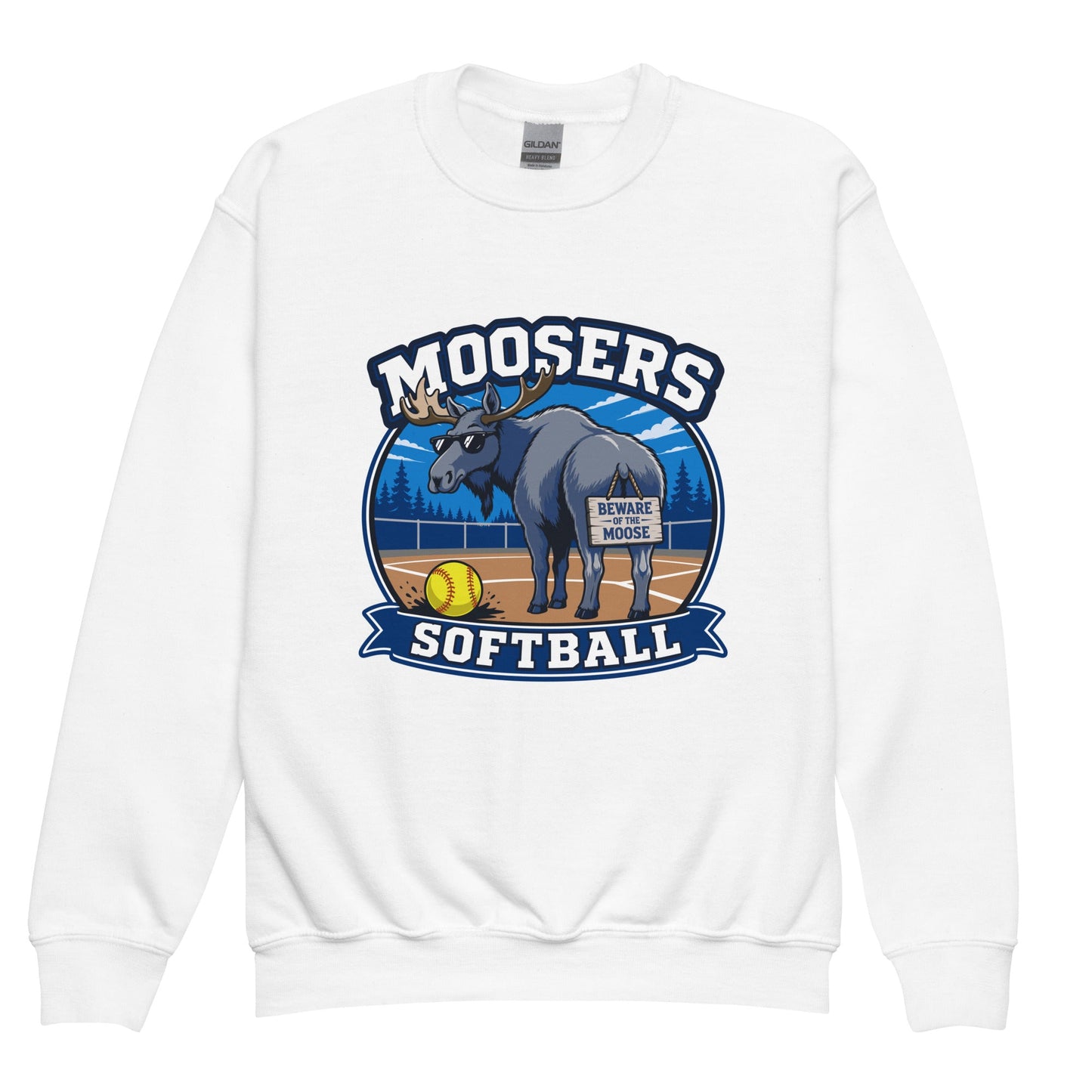 Classic | Youth Sweatshirt | Moosers | Moose Diamond Mark Logo