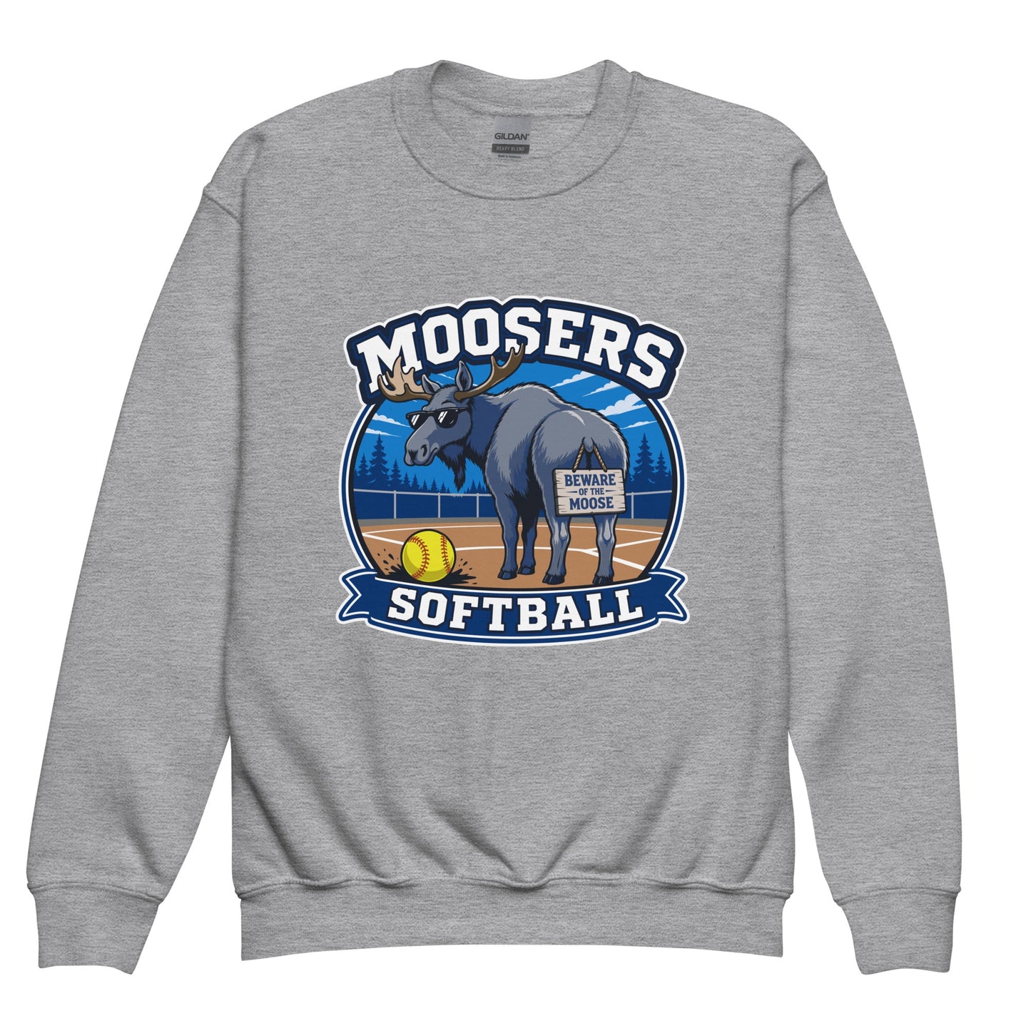 Classic | Youth Sweatshirt | Moosers | Moose Diamond Mark Logo