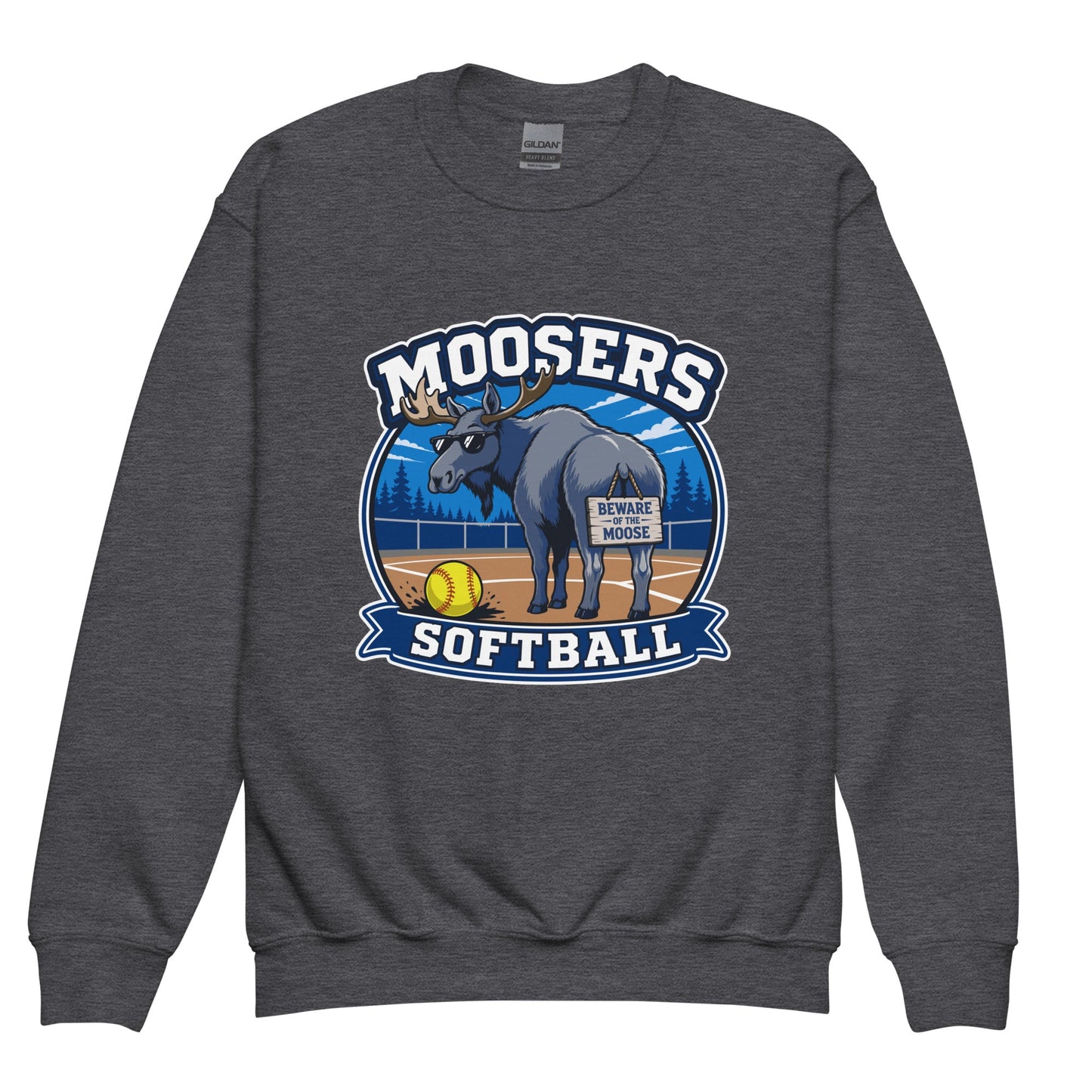 Classic | Youth Sweatshirt | Moosers | Moose Diamond Mark Logo