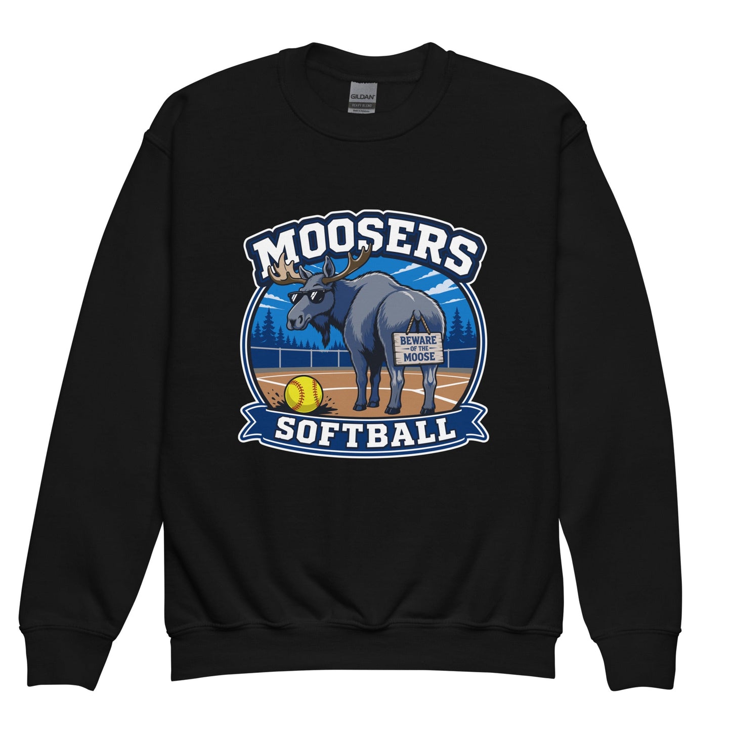 Classic | Youth Sweatshirt | Moosers | Moose Diamond Mark Logo
