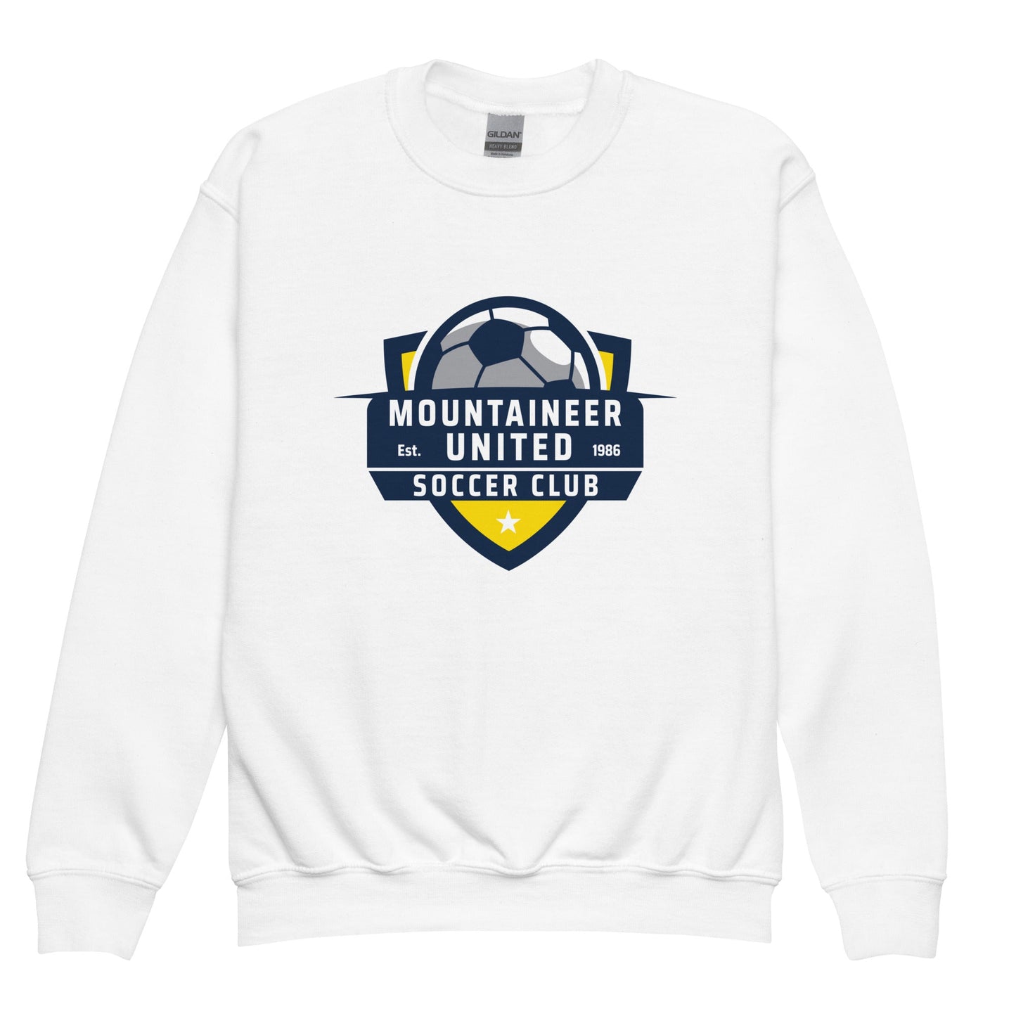 Classic | Youth Sweatshirt | Mountaineer United Soccer Club | Alpine Crest Logo
