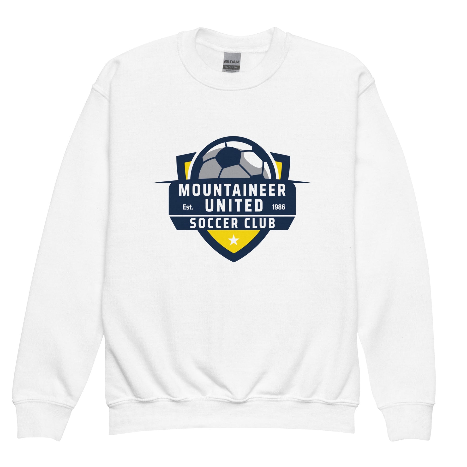 Classic | Youth Sweatshirt | Mountaineer United Soccer Club | Alpine Crest Logo