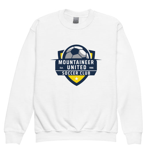 Classic | Youth Sweatshirt | Mountaineer United Soccer Club | Alpine Crest Logo