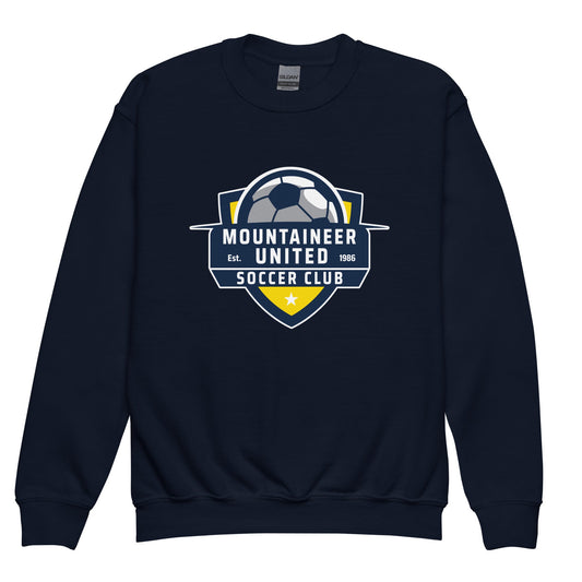 Classic | Youth Sweatshirt | Mountaineer United Soccer Club | Alpine Crest Logo