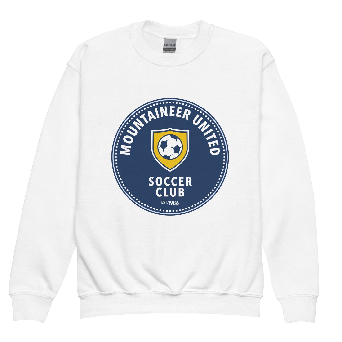 Classic | Youth Sweatshirt | Mountaineer United Soccer Club | Badge Logo