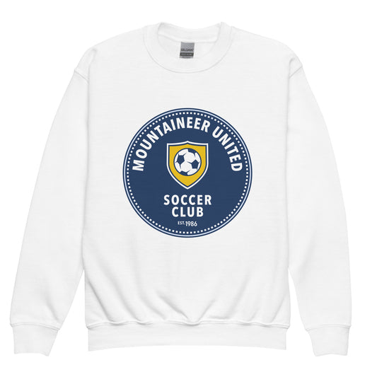 Classic | Youth Sweatshirt | Mountaineer United Soccer Club | Badge Logo