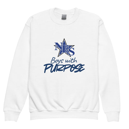 Classic | Youth Sweatshirt | NES - Boys with Purpose | Boys with Purpose Logo