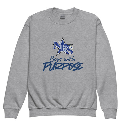 Classic | Youth Sweatshirt | NES - Boys with Purpose | Boys with Purpose Logo