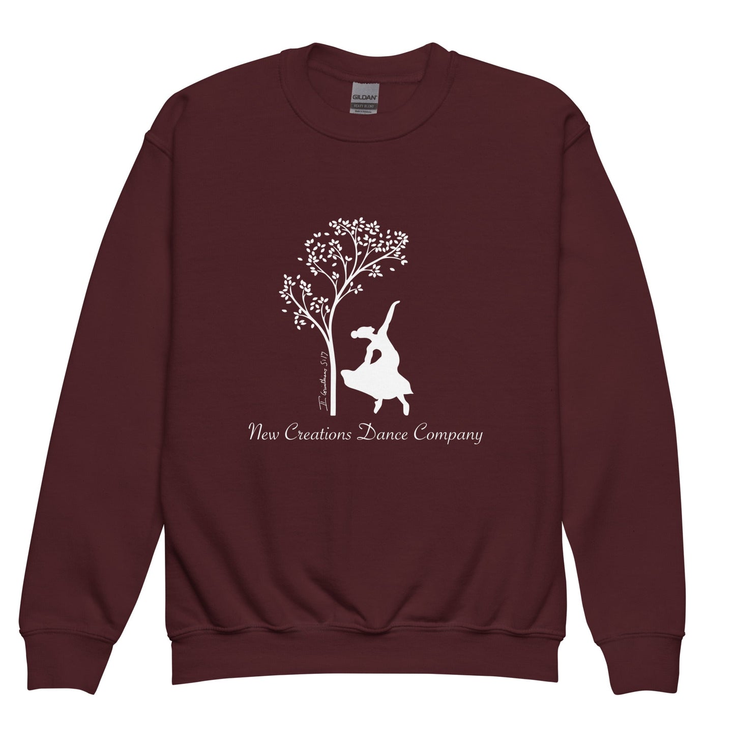 Classic | Youth Sweatshirt | New Creations Dance Company | Alt Logo
