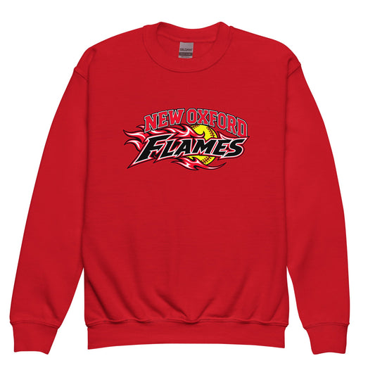 Classic | Youth Sweatshirt | New Oxford Girls Softball Association | Crest Logo