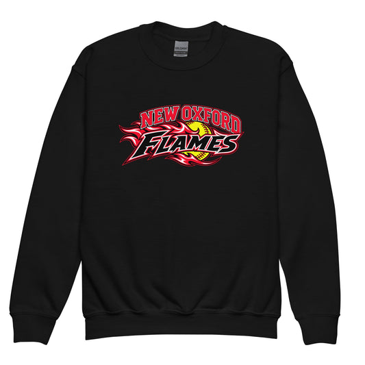 Classic | Youth Sweatshirt | New Oxford Girls Softball Association | Crest Logo
