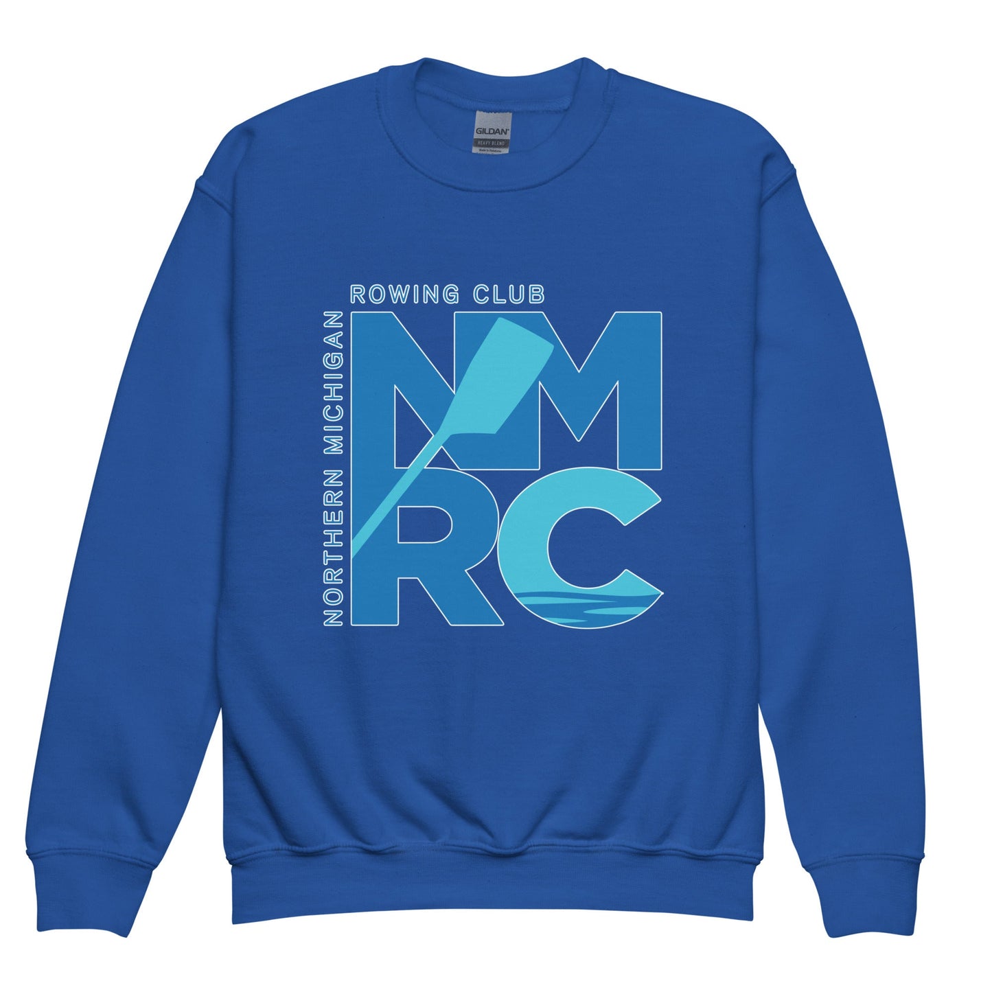 Classic | Youth Sweatshirt | Northern Michigan Rowing | Modern Script Logo
