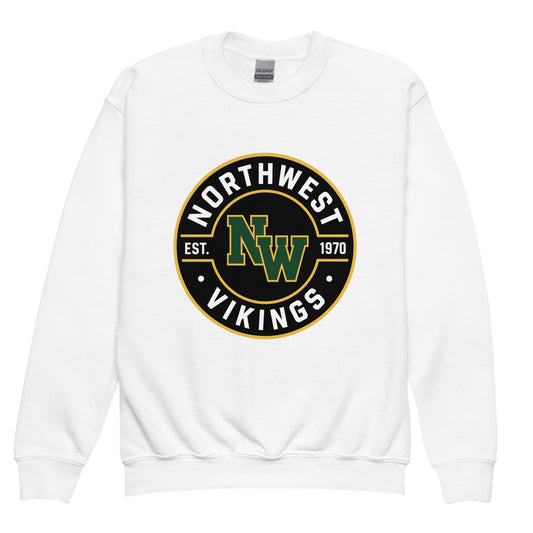Classic | Youth Sweatshirt | Northwest High School | Badge Logo