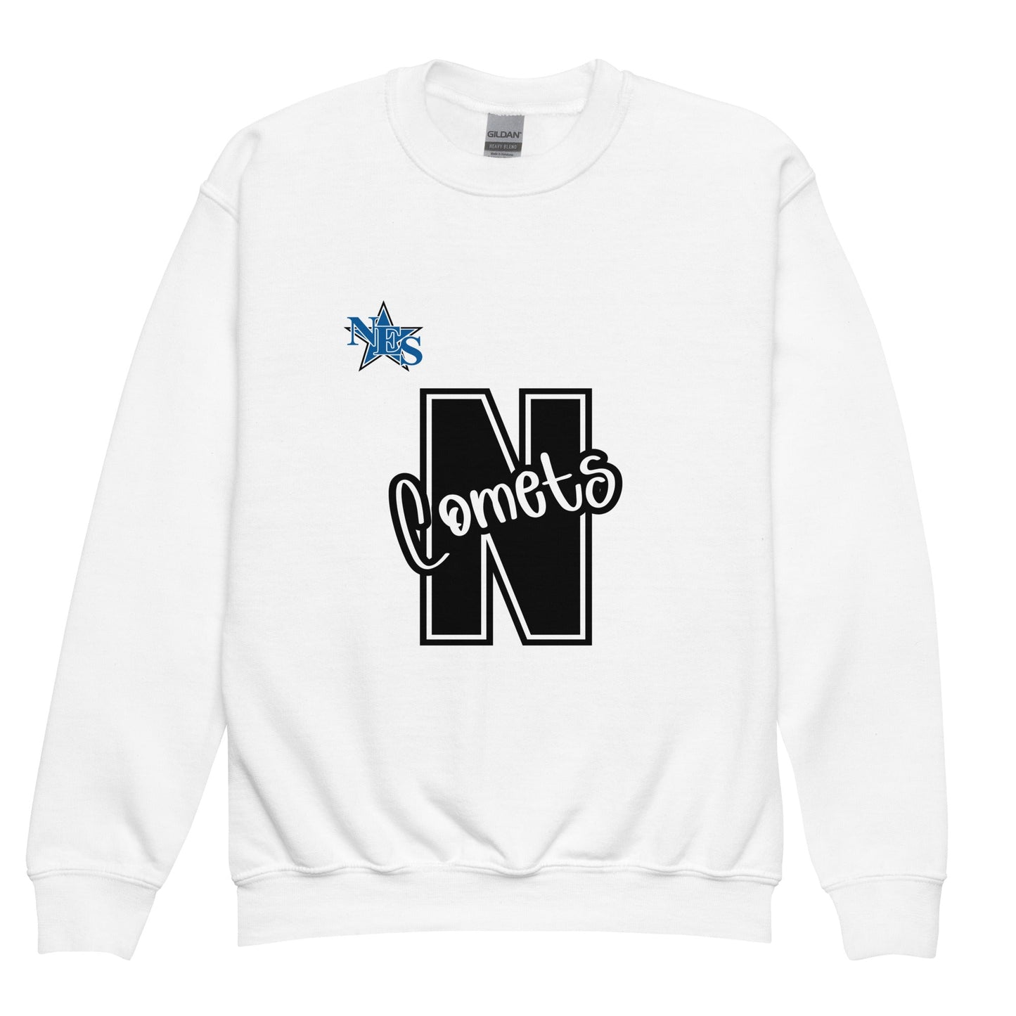 Classic | Youth Sweatshirt | Norton Elementary School | N Comets Logo
