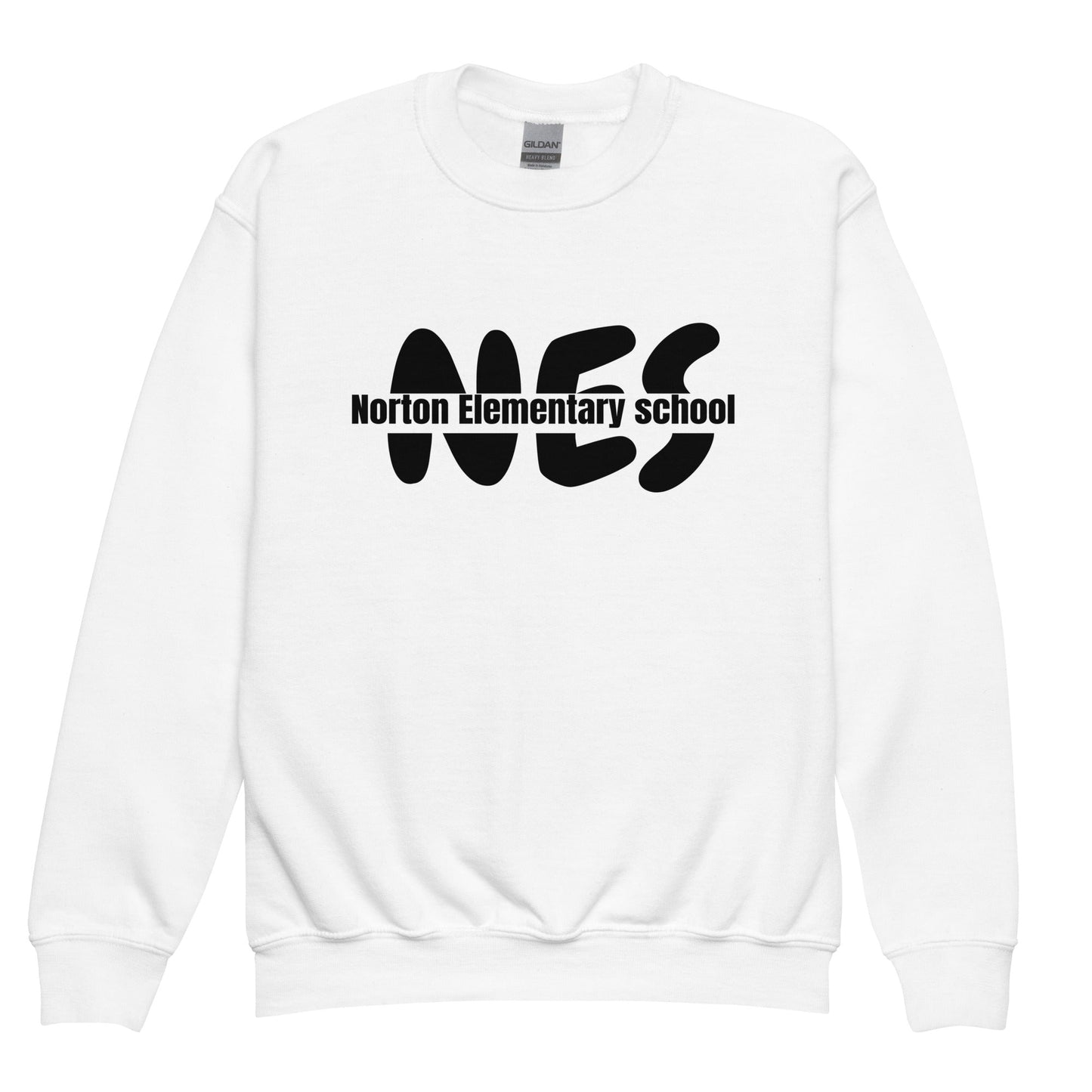 Classic | Youth Sweatshirt | Norton Elementary School | NES Script Logo
