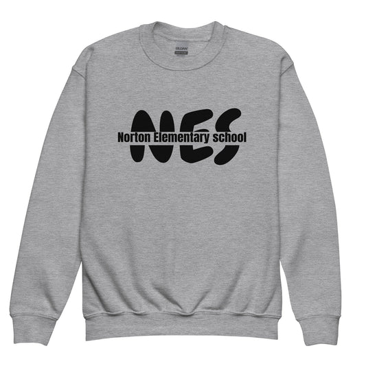 Classic | Youth Sweatshirt | Norton Elementary School | NES Script Logo