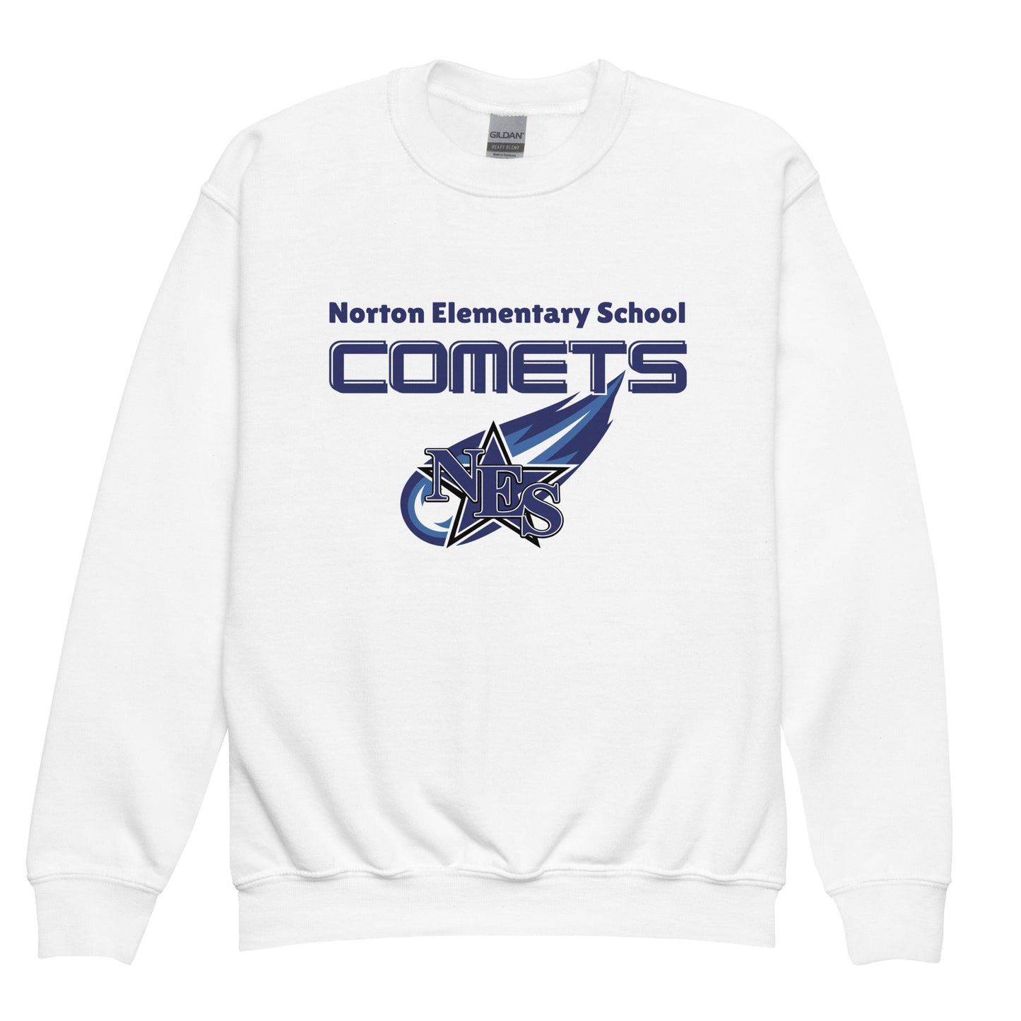 Classic | Youth Sweatshirt | Norton Elementary School | Space Script Logo