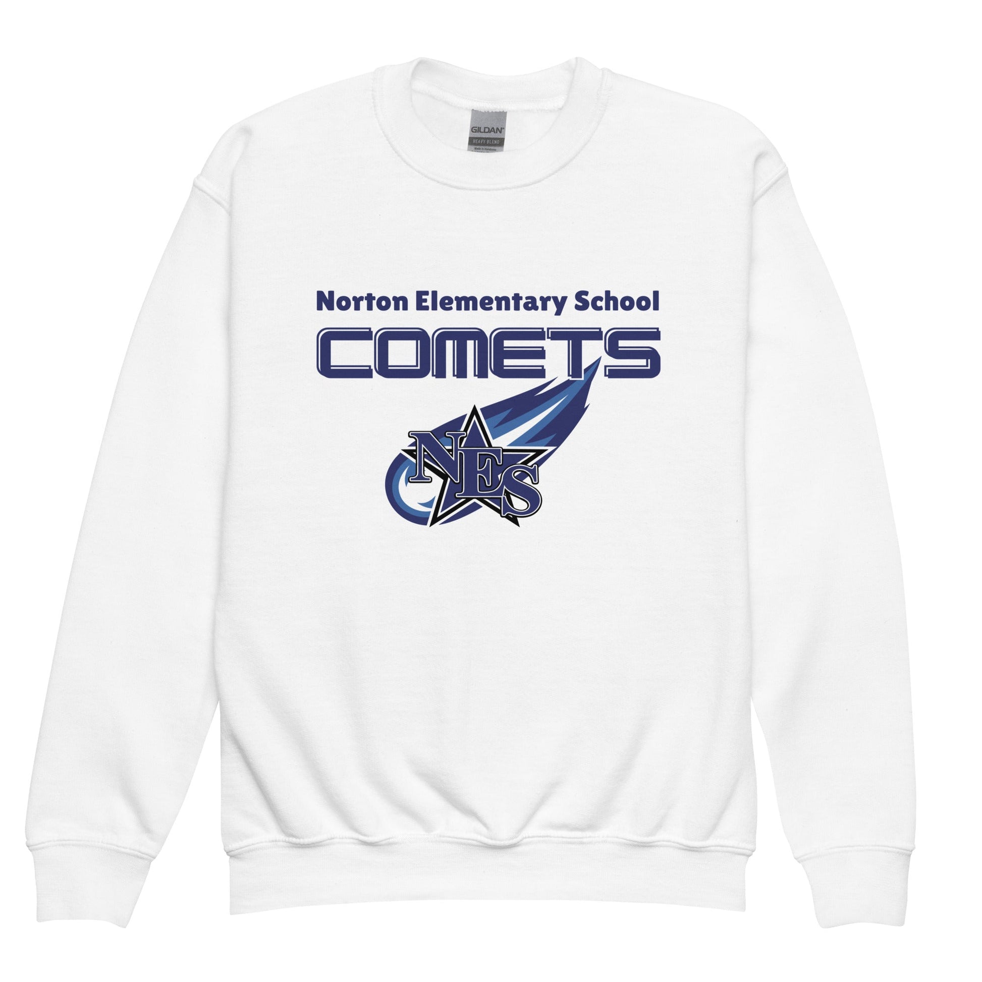 Classic | Youth Sweatshirt | Norton Elementary School | Space Script Logo
