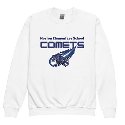 Classic | Youth Sweatshirt | Norton Elementary School | Space Script Logo