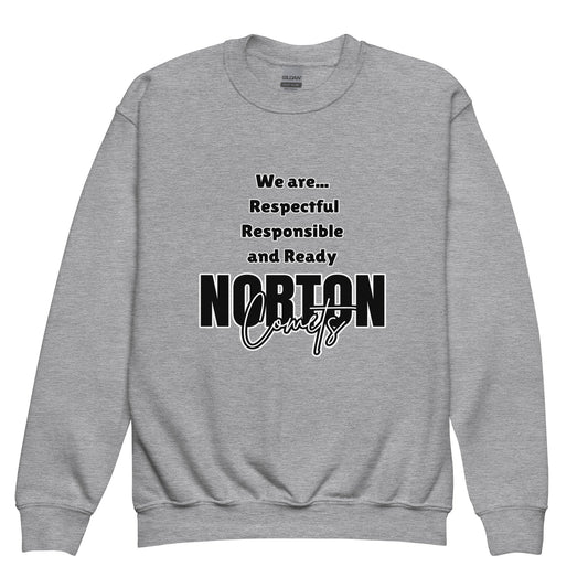 Classic | Youth Sweatshirt | Norton Elementary School | We are... Logo