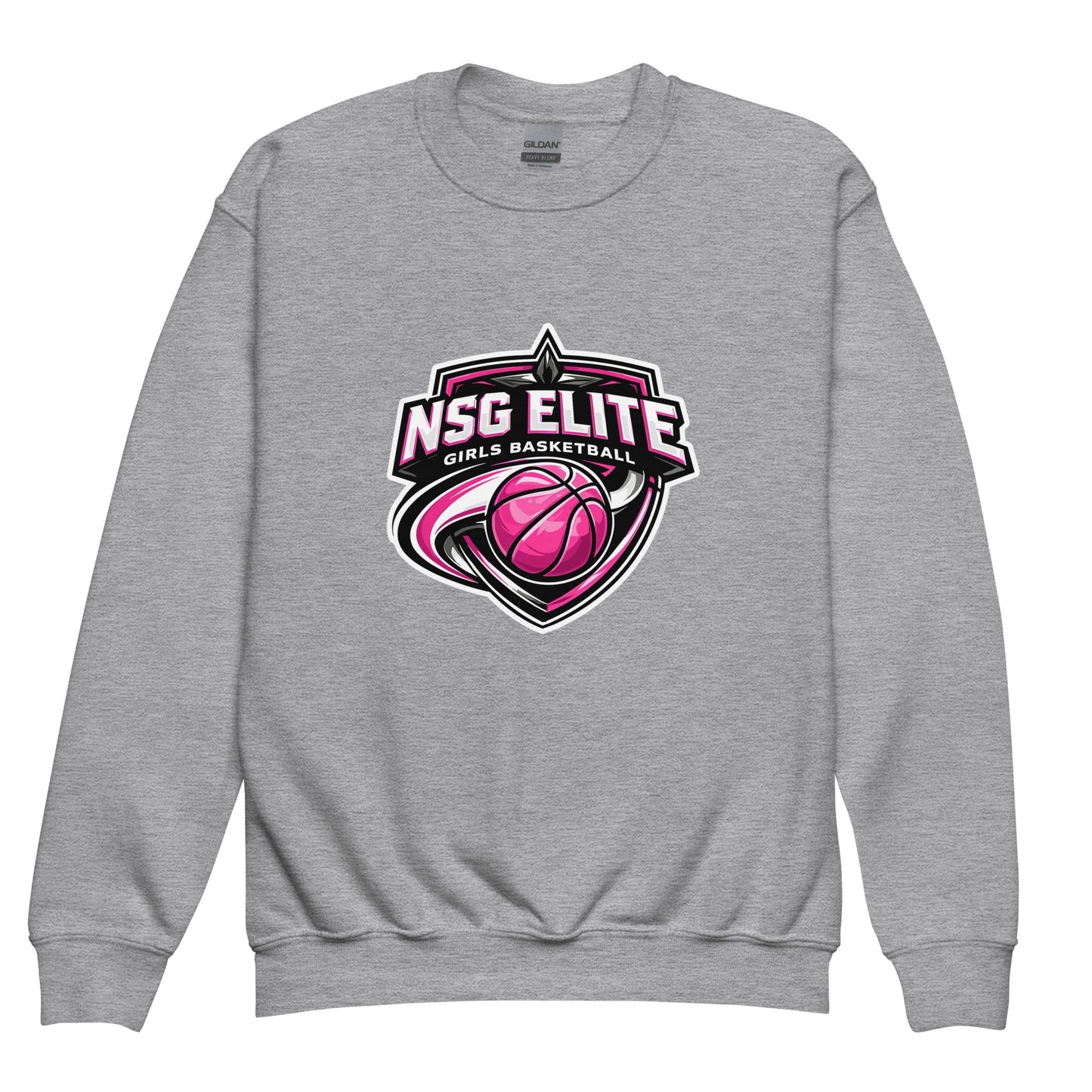 Classic | Youth Sweatshirt | NSG Elite Women’s Basketball | Vanguard Shield Logo