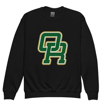 Classic | Youth Sweatshirt | Oakridge Flag Football | Varsity Interlock Logo