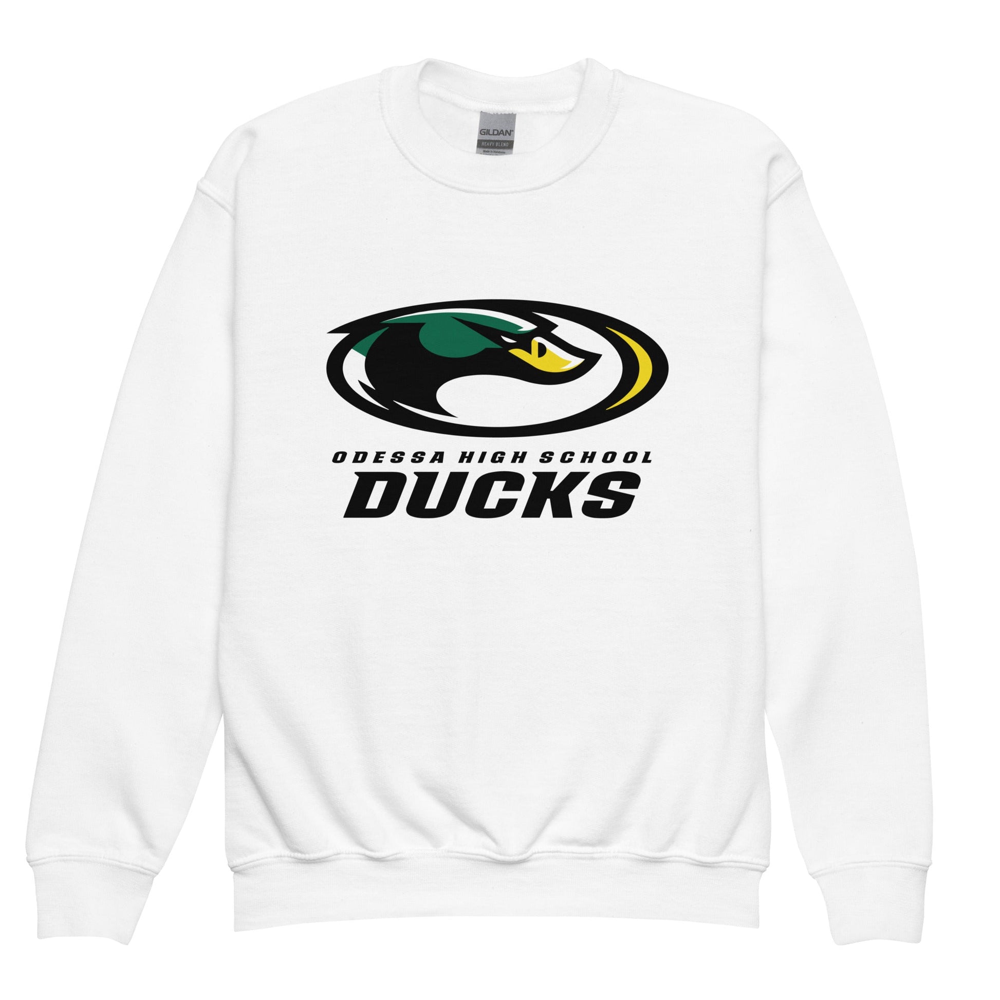 Classic | Youth Sweatshirt | Odessa Girls Lacrosse | ODH Ducks Logo