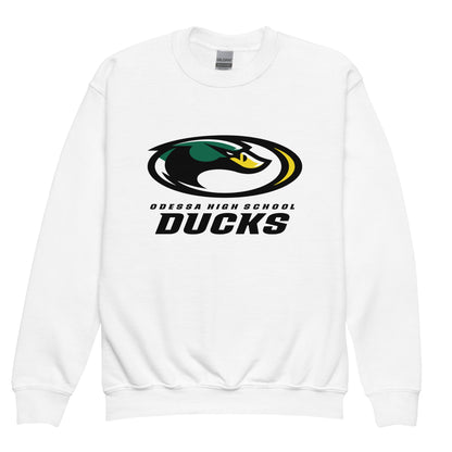 Classic | Youth Sweatshirt | Odessa Girls Lacrosse | ODH Ducks Logo