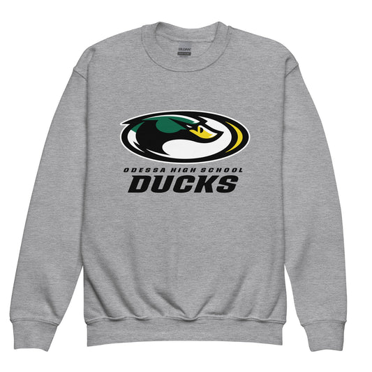 Classic | Youth Sweatshirt | Odessa Girls Lacrosse | ODH Ducks Logo