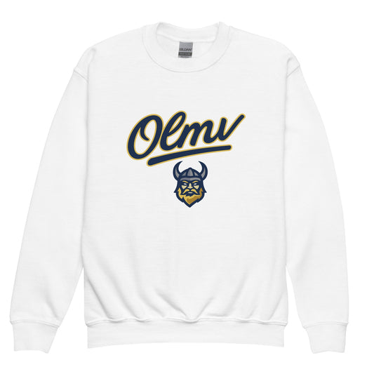 Classic | Youth Sweatshirt | OLMV Vikings | Script Logo