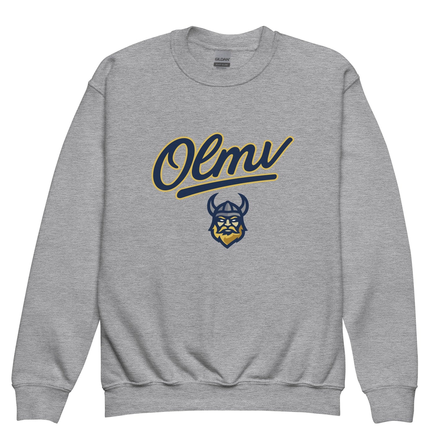 Classic | Youth Sweatshirt | OLMV Vikings | Script Logo