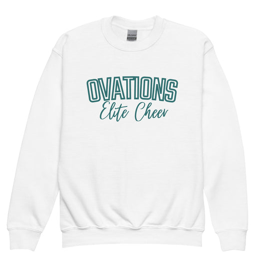 Classic | Youth Sweatshirt | Ovations Elite Cheer | Vanguard Logo