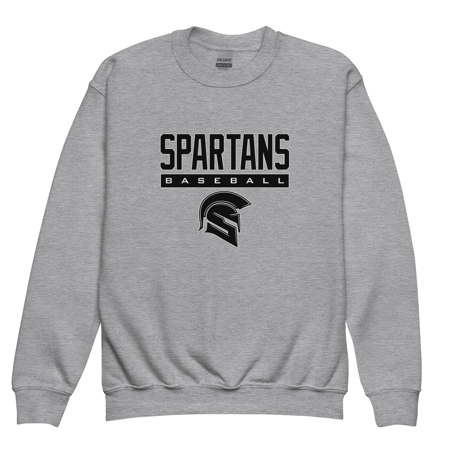 Classic | Youth Sweatshirt | Owings Mills Spartans Baseball | Crest Logo