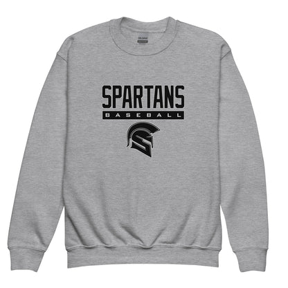 Classic | Youth Sweatshirt | Owings Mills Spartans Baseball | Crest Logo