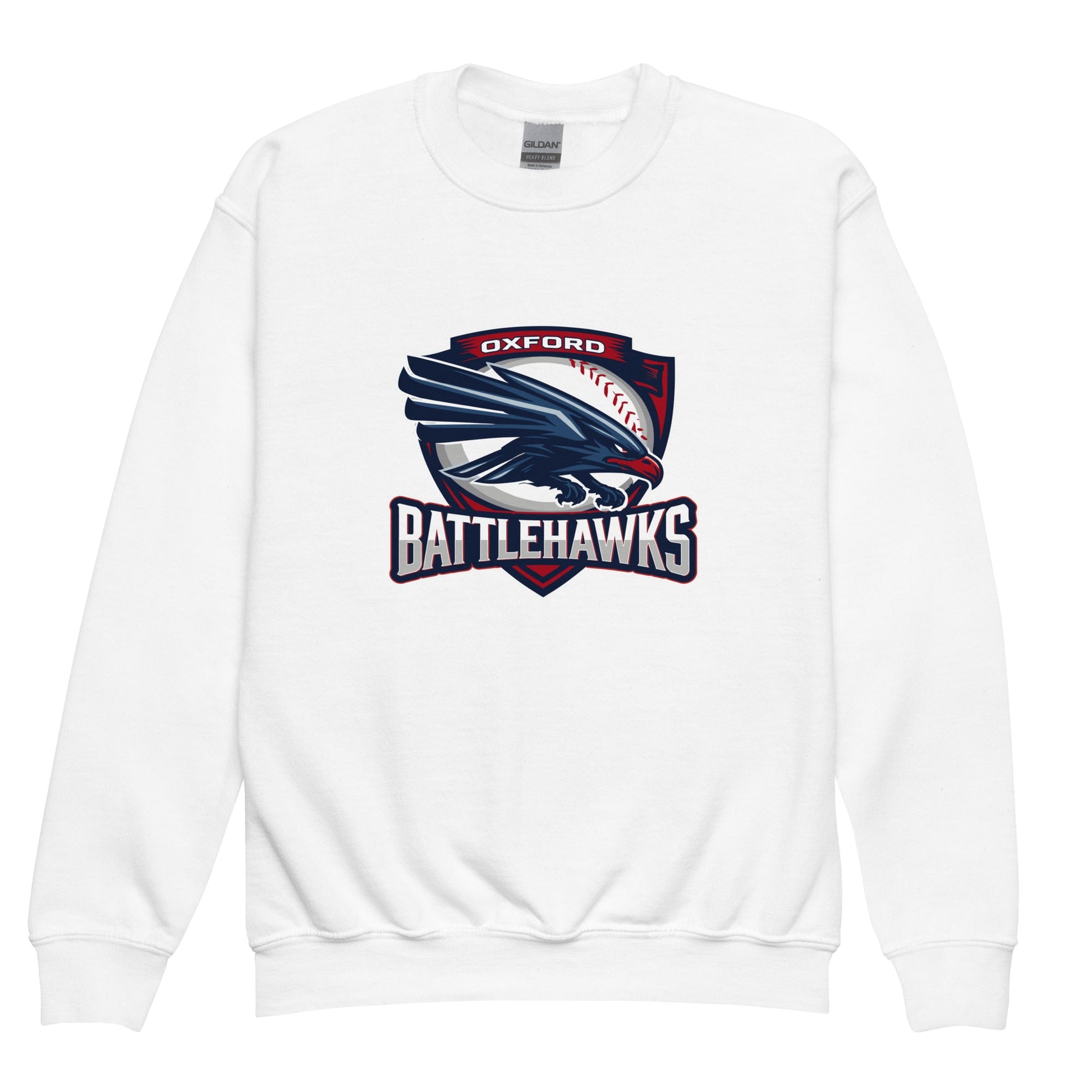 Classic | Youth Sweatshirt | Oxford Battlehawks 13U | Badge Logo
