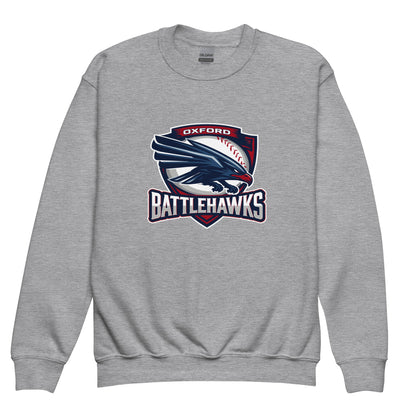 Classic | Youth Sweatshirt | Oxford Battlehawks 13U | Badge Logo