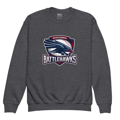 Classic | Youth Sweatshirt | Oxford Battlehawks 13U | Badge Logo