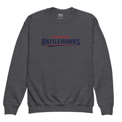 Classic | Youth Sweatshirt | Oxford Battlehawks 13U | Raptor Logo